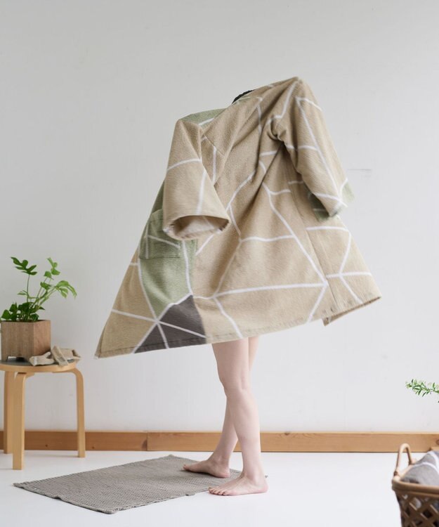 LOOM&SPOOL LBRパイルバスローブ トラペカーキ