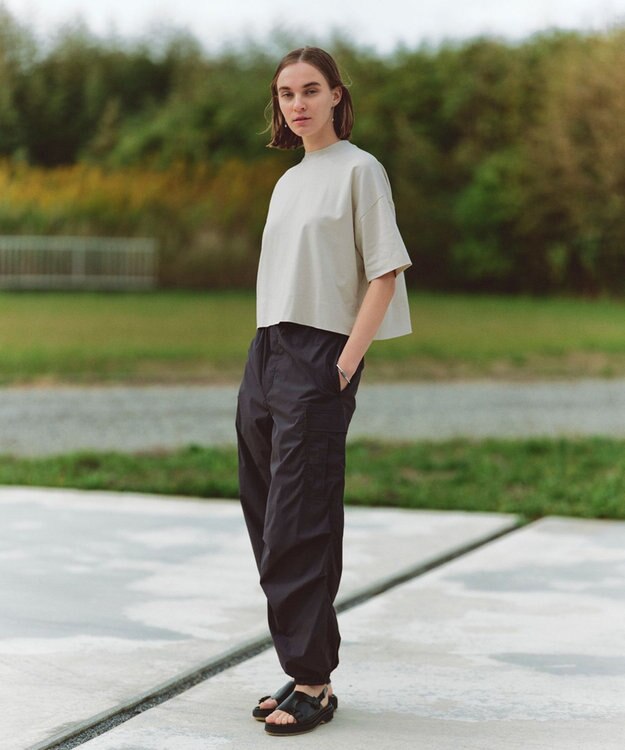 UNFILO 【接触冷感/UVケア/撥水】Light Move カーゴパンツ チャコール