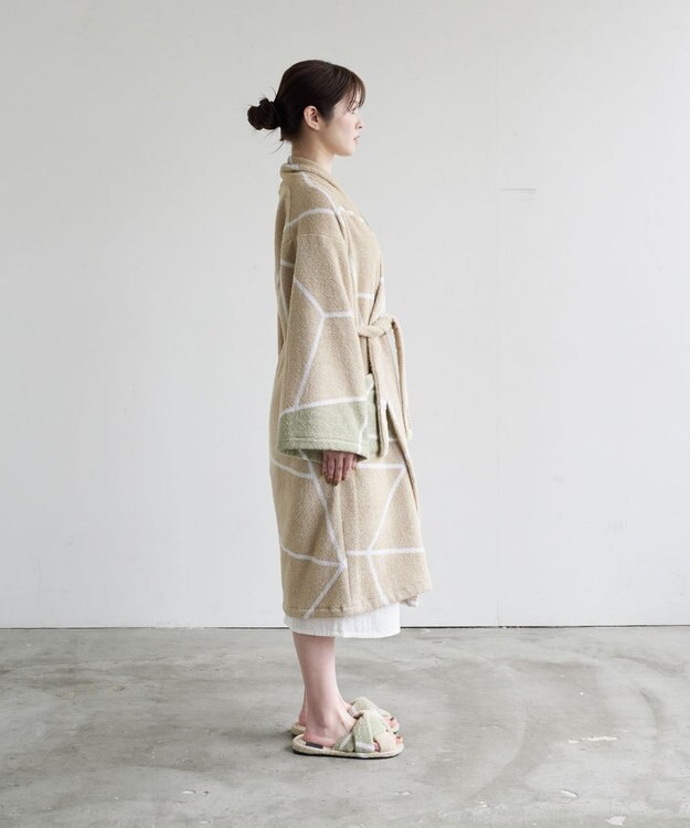 LOOM&SPOOL LBRパイルバスローブ トラペカーキ