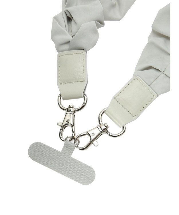 Green Parks クシュクシュモバイルストラップ Ecru