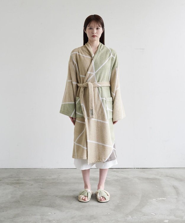 LOOM&SPOOL LBRパイルバスローブ トラペカーキ