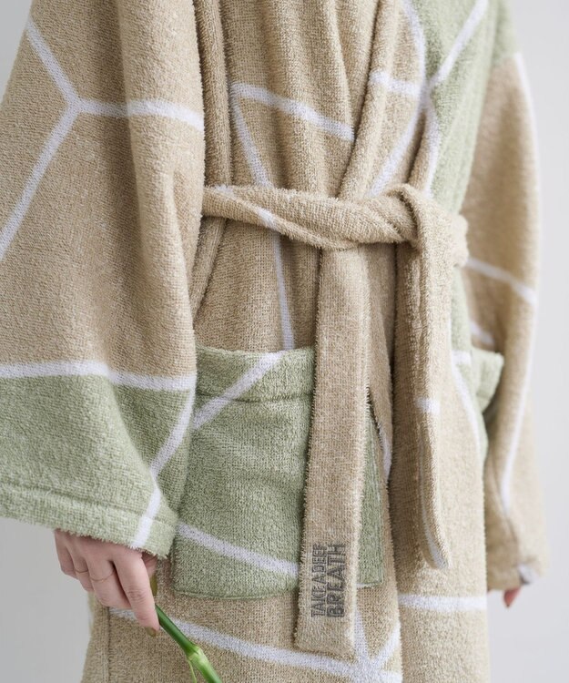 LOOM&SPOOL LBRパイルバスローブ トラペカーキ