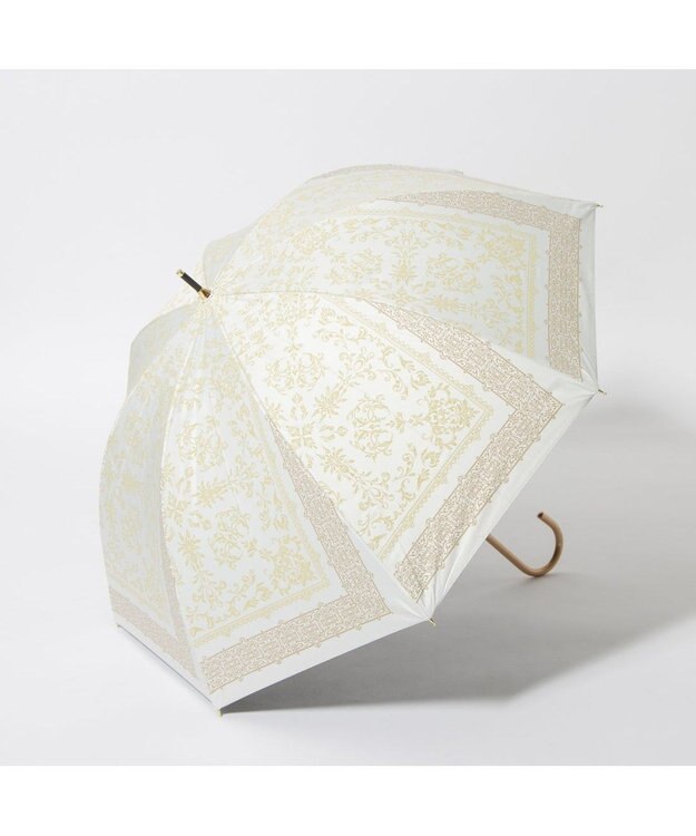 UNBILLION cache nez / レーススカーフプリントバルーンショートパラソル イエロー