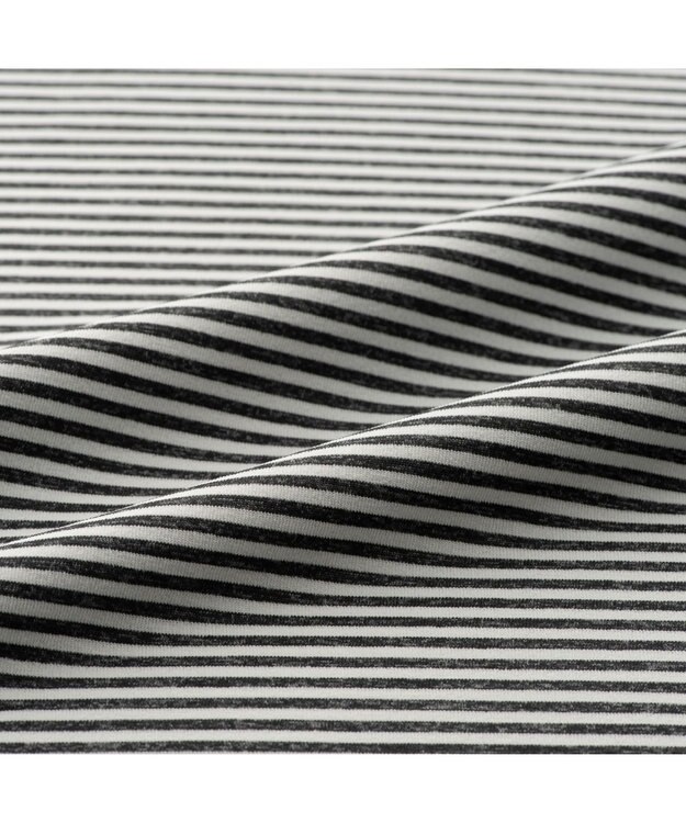 ZERO HALLIBURTON メランジ ボーダー モックネック シャツ ZHG-A4S5 82815 ゴルフウェア ネイビー杢