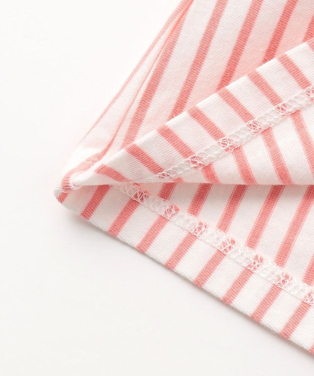 組曲 KIDS 【80-100㎝】マリンボーダー チュニック コーラル