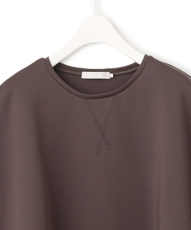 ICB 【接触冷感・速乾・UVケア・洗える】 サマーダンボール プルオーバー ソイル系