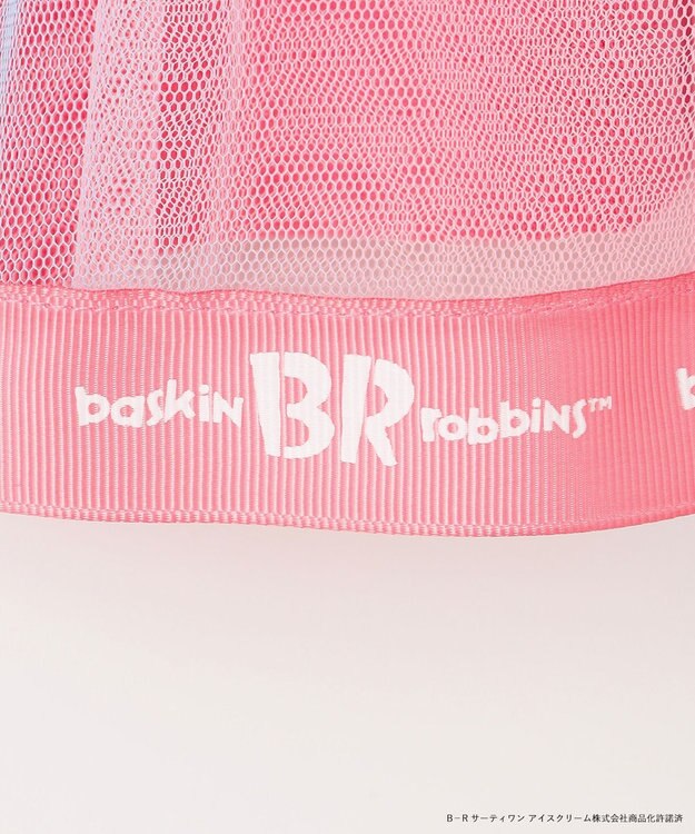 ANY KIDS 【any FAM×サーティワン アイスクリーム】うしろひらひらTシャツ ピンク