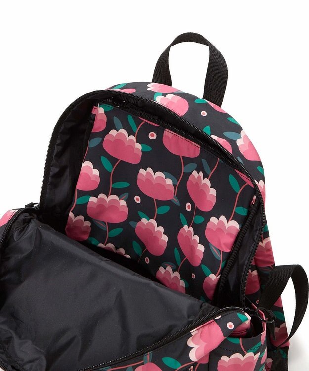 TOPKAPI 【TREASURE TOPKAPI】プリント ショルダーバッグ付き リュック / バックパック ピンク