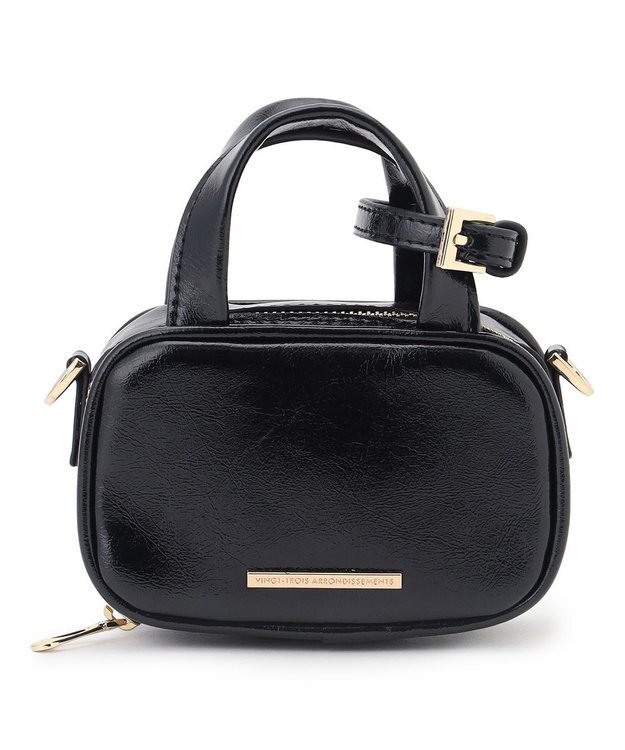 23区 【WEB&一部店舗限定】ミニ ボストン チャーム ブラック系