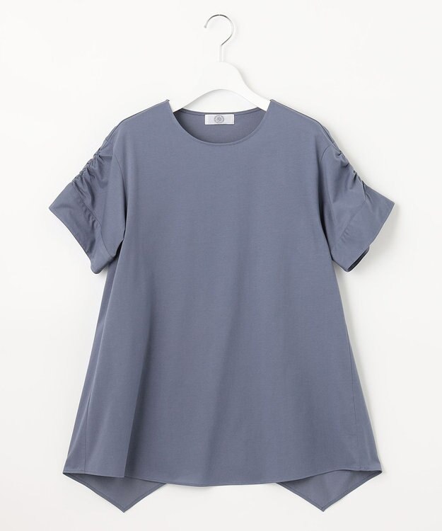 J.PRESS LADIES プレーティングジャージー カットソー ブルー系