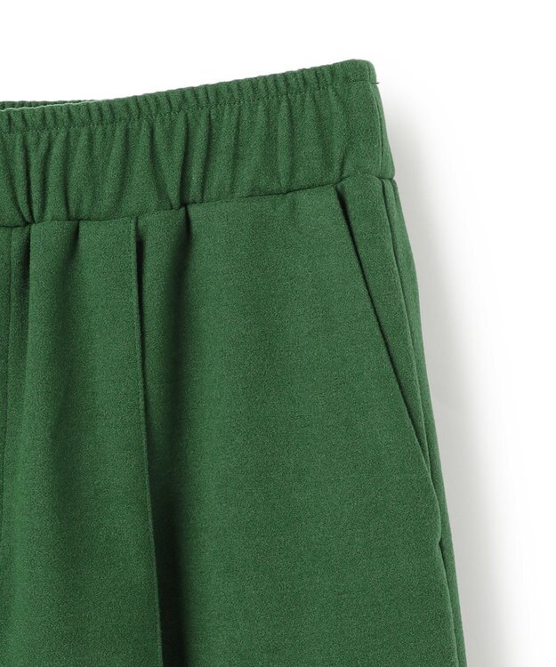 UNFILO ブラッシュドジャージー ワイドパンツ グリーン