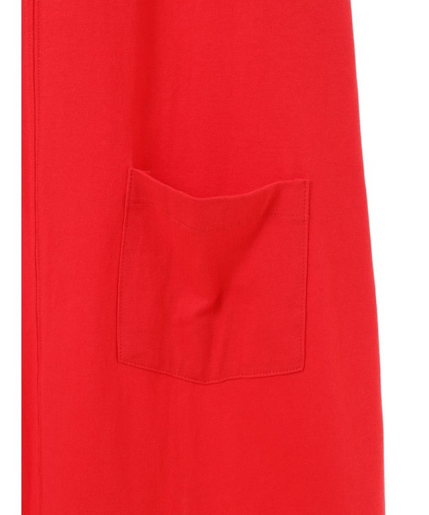 CRAFT STANDARD BOUTIQUE ヴィンテージ風天竺ワンポイントワンピース Gray Beige