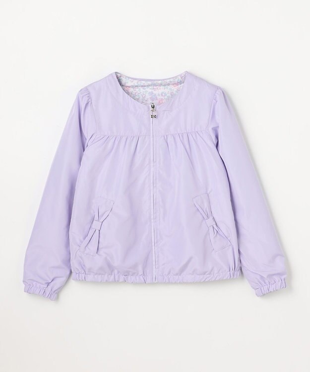 ANY KIDS 【フード取り外し/洗濯機可能】撥水加工リバーシブルゾン ラベンダー
