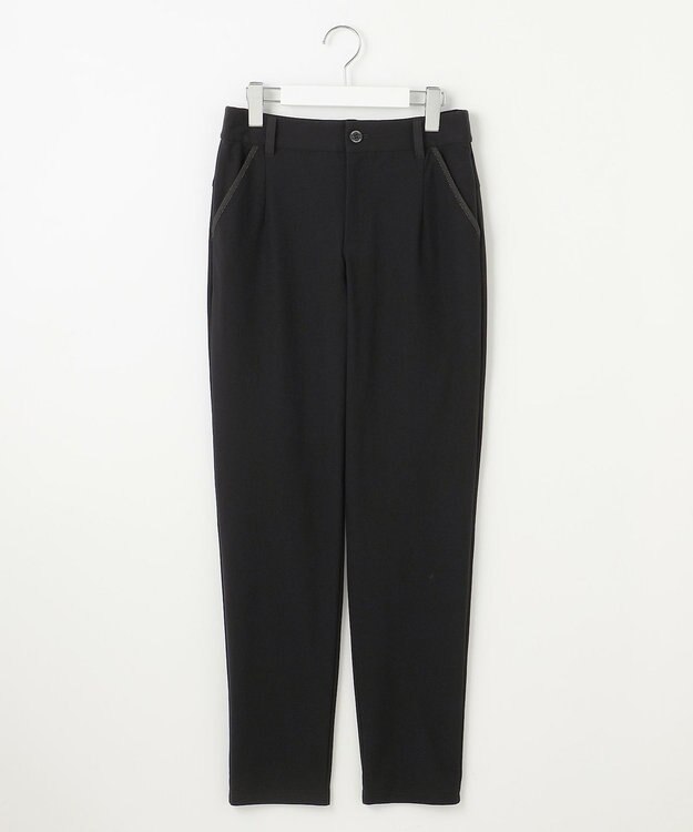 23区GOLF 【WOMEN】機能に優れた新素材「AIR TOOL」テーパードパンツ ブラック系