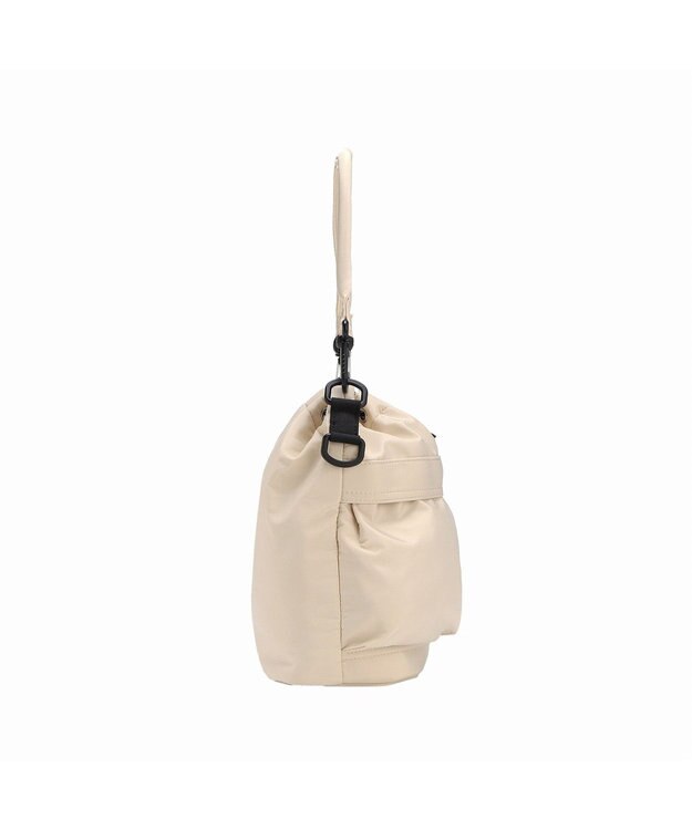 ACE BAGS & LUGGAGE JEWELNA by Jewelna Rose ナイロン巾着バッグ 16201 軽量 2WAY ハンドバッグ ショルダーバッグ アイボリー