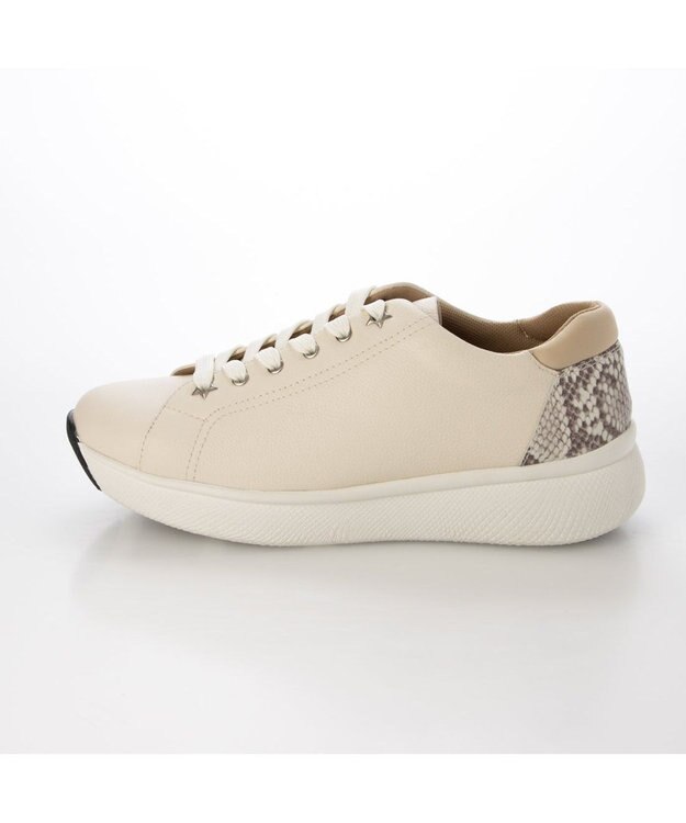 MODE ET JACOMO <MODE ET JACOMO>レースアップ厚底スニーカー ライトベージュ