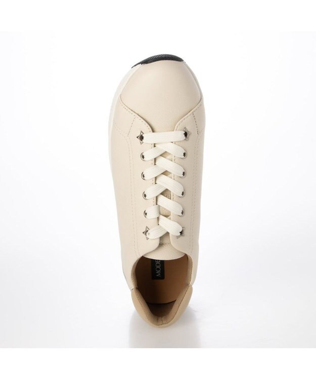 MODE ET JACOMO <MODE ET JACOMO>レースアップ厚底スニーカー ライトベージュ