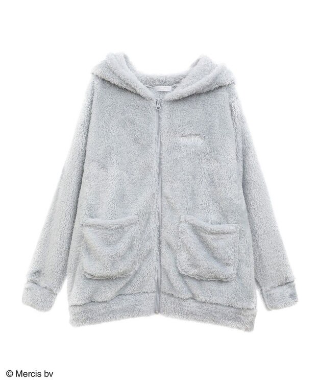 Green Parks Ｍｉｆｆｙ／ふわふわワンマイルＺＩＰパーカー Charcoal Gray