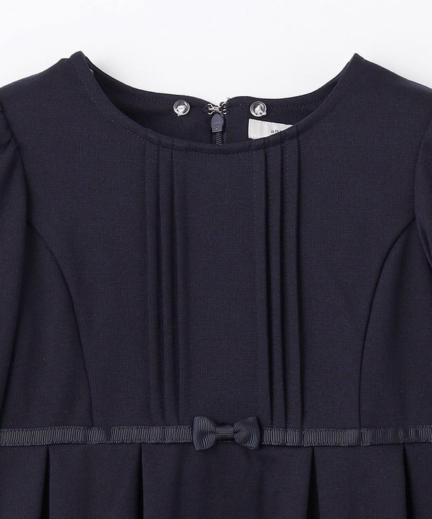 ANY KIDS レース付き きちんと ワンピース ネイビー