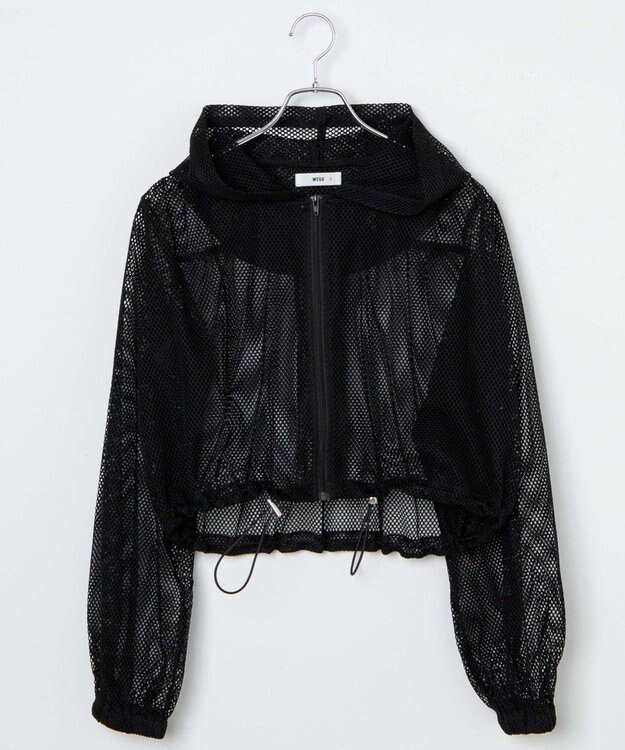 WEGO メッシュパーカー ブラック