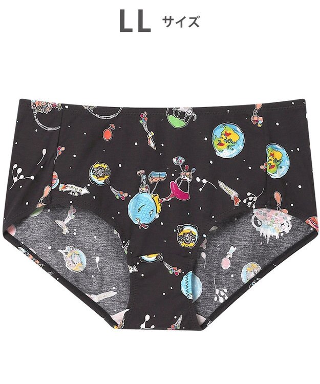 tsumori chisato SLEEP ツモリチサト ショーツ 綿混(身生地) レディース UPX541 /ワコール ブラック