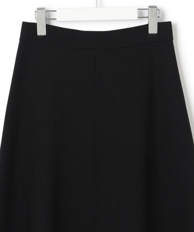 23区 S ヴィスコースストレッチ フレア スカート ブラック