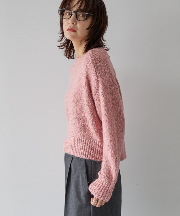 AMERICAN HOLIC ラメmixネップニットプルオーバー Pink