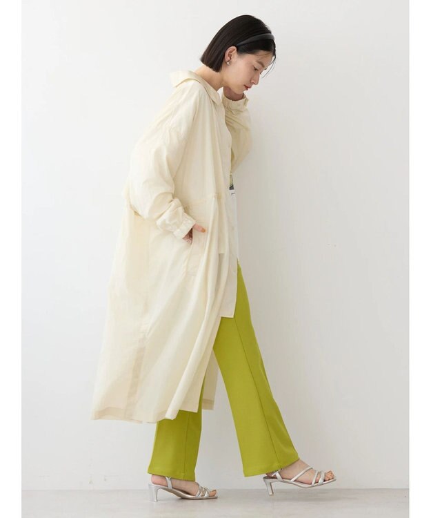 AMERICAN HOLIC 撥水加工ナイロンコート Ivory