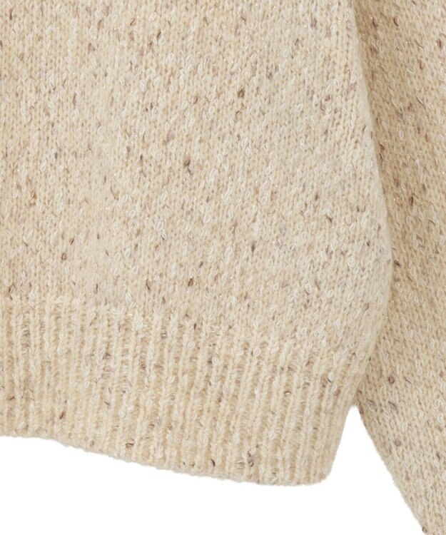 AMERICAN HOLIC ラメmixネップニットプルオーバー Ivory