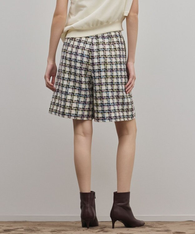 GRACE CONTINENTAL ツイードショートパンツ ブラック