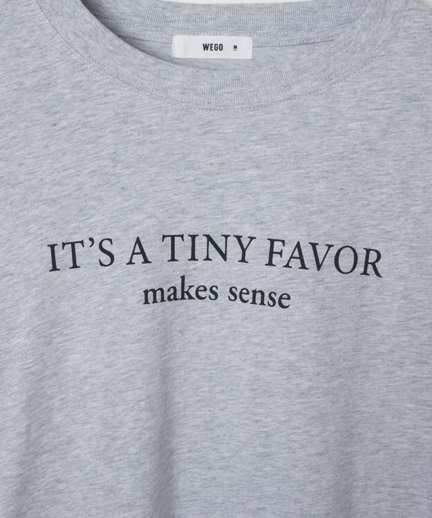 WEGO 【WEB限定】クルーネックプリントロンT 柄8