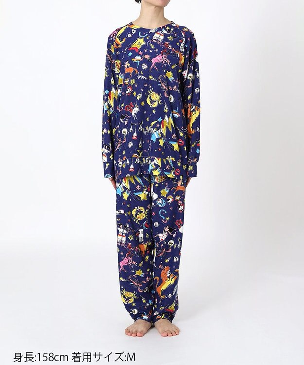 tsumori chisato SLEEP ツモリチサト パジャマ 長袖 長ズボン レディース UDX568 /ワコール コン