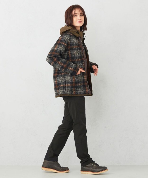 JOSEPH ABBOUD MOUNTAIN 【UNISEX】軽量/中綿 ダブルフェイスブルゾン 黄土色系4