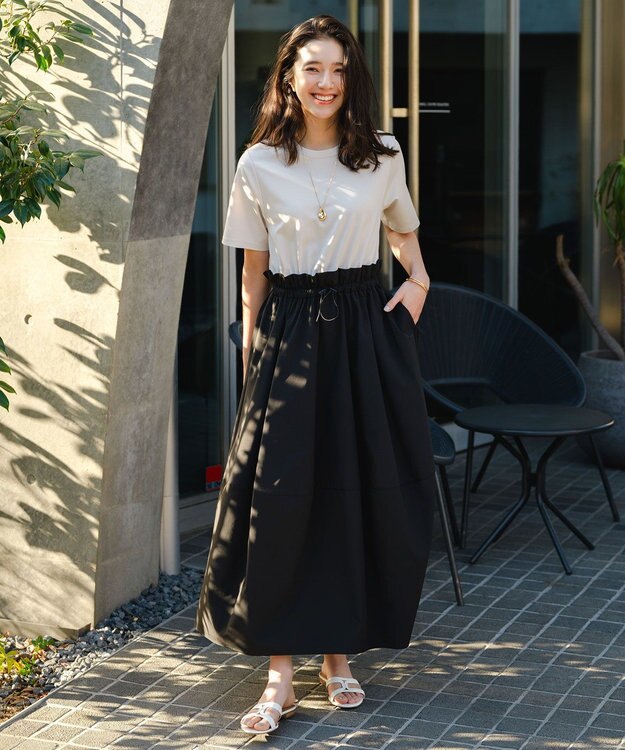 UNFILO 【VERY掲載】BEAUTY FORM-T コンビワンピース