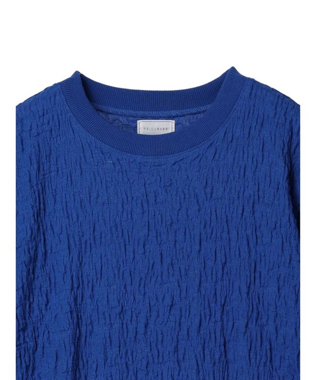 Green Parks 表面カットリブドッキングプルオーバー Blue