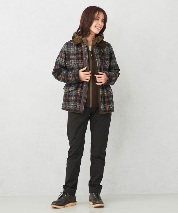 JOSEPH ABBOUD MOUNTAIN 【UNISEX】軽量/中綿 ダブルフェイスブルゾン 黄土色系4