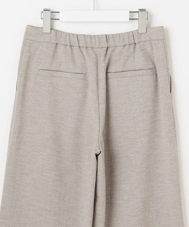 J.PRESS LADIES Shineシャンブレーツイル クロップド パンツ グレー系