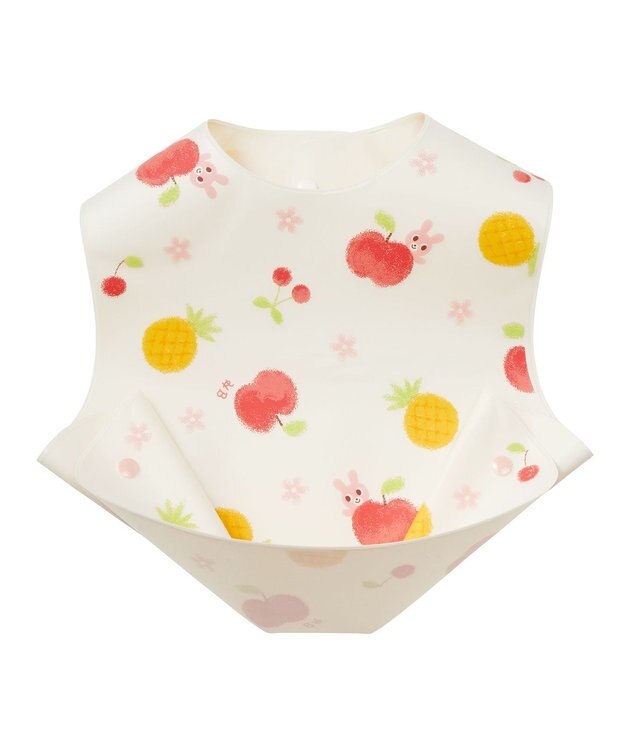 MIKI HOUSE HOT BISCUITS 長袖Tシャツ＆お食事スタイセット【BOX付き】 赤