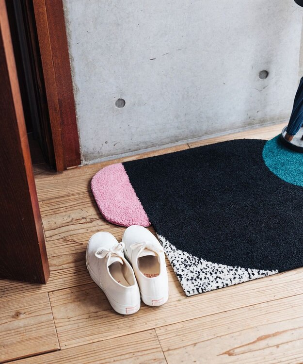 TRICOTE CIRCLE RUG / サークルラグ 99BLACK