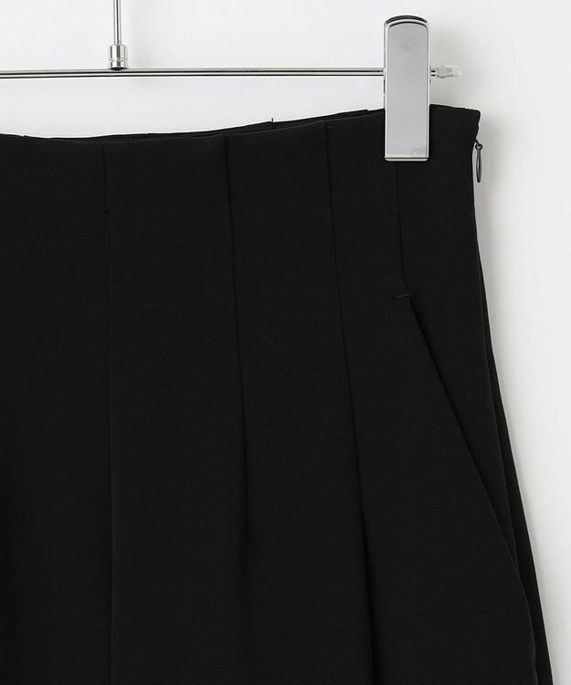 #Newans 【セレモニーにも】美シルエットワイドパンツ ネイビー