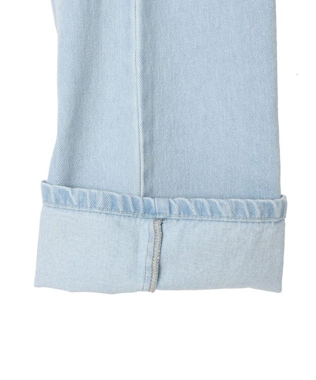earth music&ecology センタースリットデニムパンツ Light Indigo