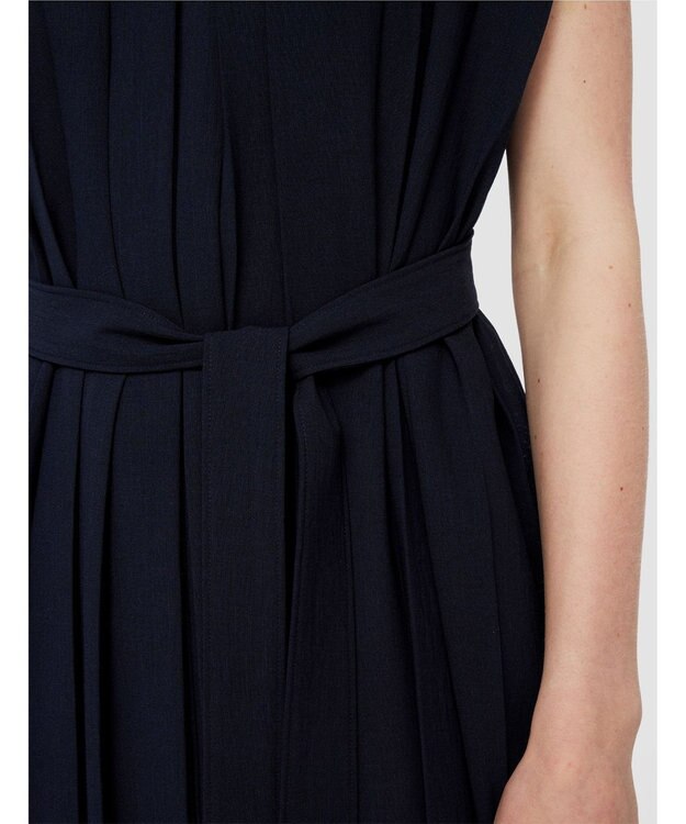 JOSEPH エアリープリッセ　ドレス Navy