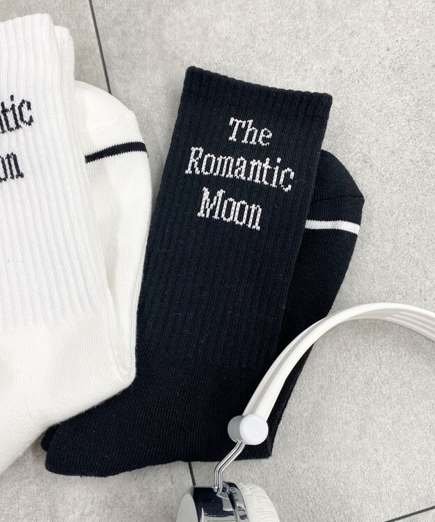 WEGO ロゴリブソックス ブラック