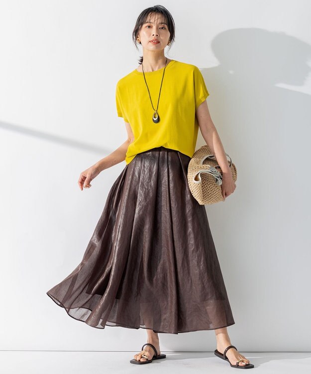 23区 【CLASSY.6月号掲載】ビジュー フラット サンダル ダークブラウン系