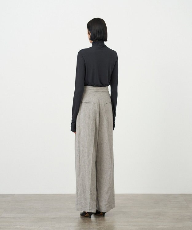 ATON MODAL SILK JERSEY | タートルプルオーバー DARK NAVY