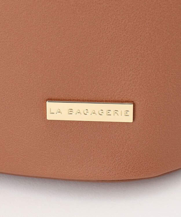 LA BAGAGERIE 【インスタグラマー chiyoさん×LA BAGAGERIE】コンビネーションかごバッグ チョコ