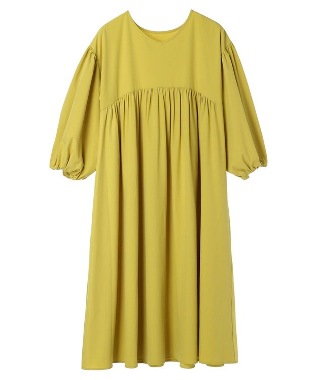 Green Parks armonia．２ｗａｙ袖ボリュームワンピース Yellow