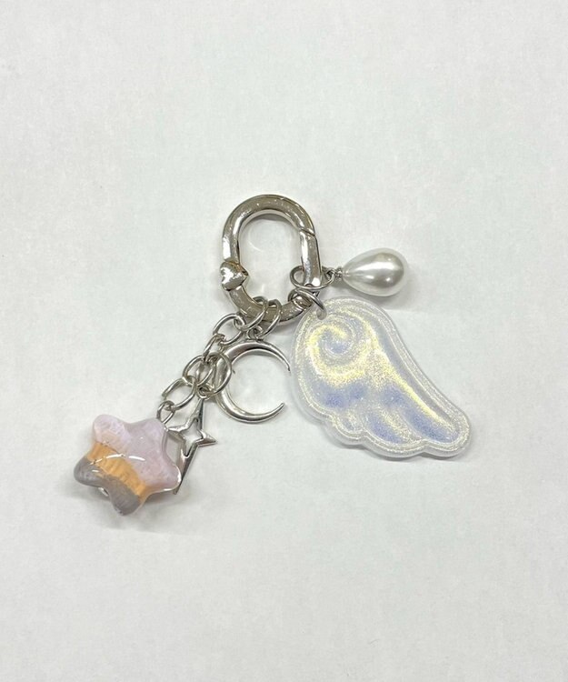 WEGO ミックスカラースターエンジェルキーホルダー 柄3