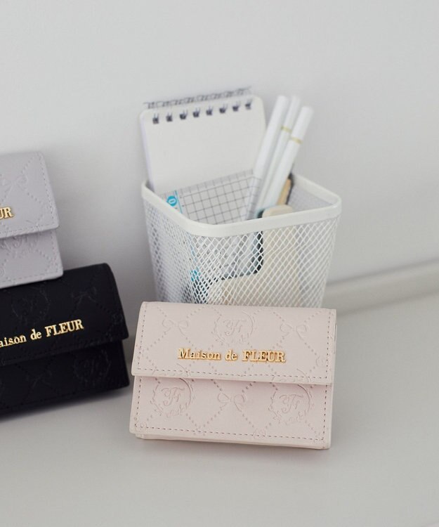 Maison de FLEUR モノグラムカードケース Pink