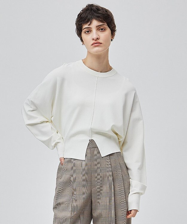 BEIGE， 【洗える】LAURA / ドルマンニット Ecru